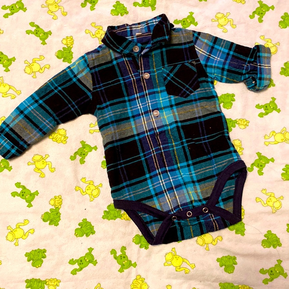Blue Long Sleeve Flannel
